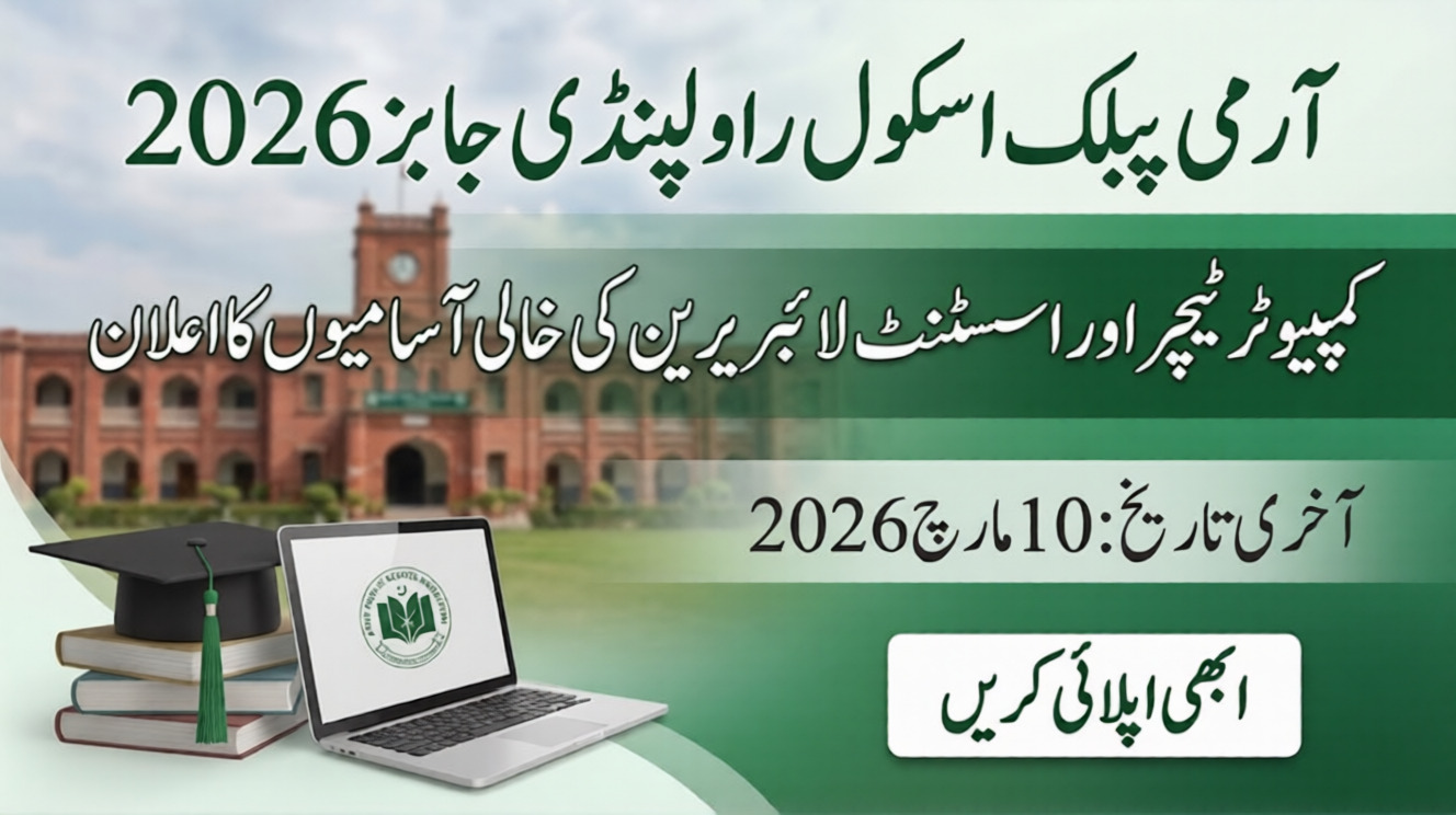 APS Rawalpindi Jobs 2026 – Apply Before March 10