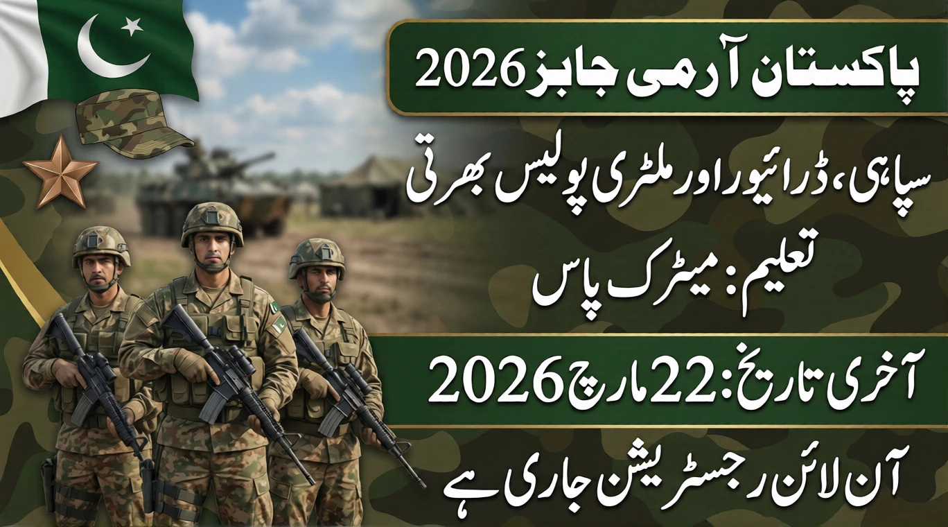 Pakistan Army Jobs 2026 – Apply Before March 22