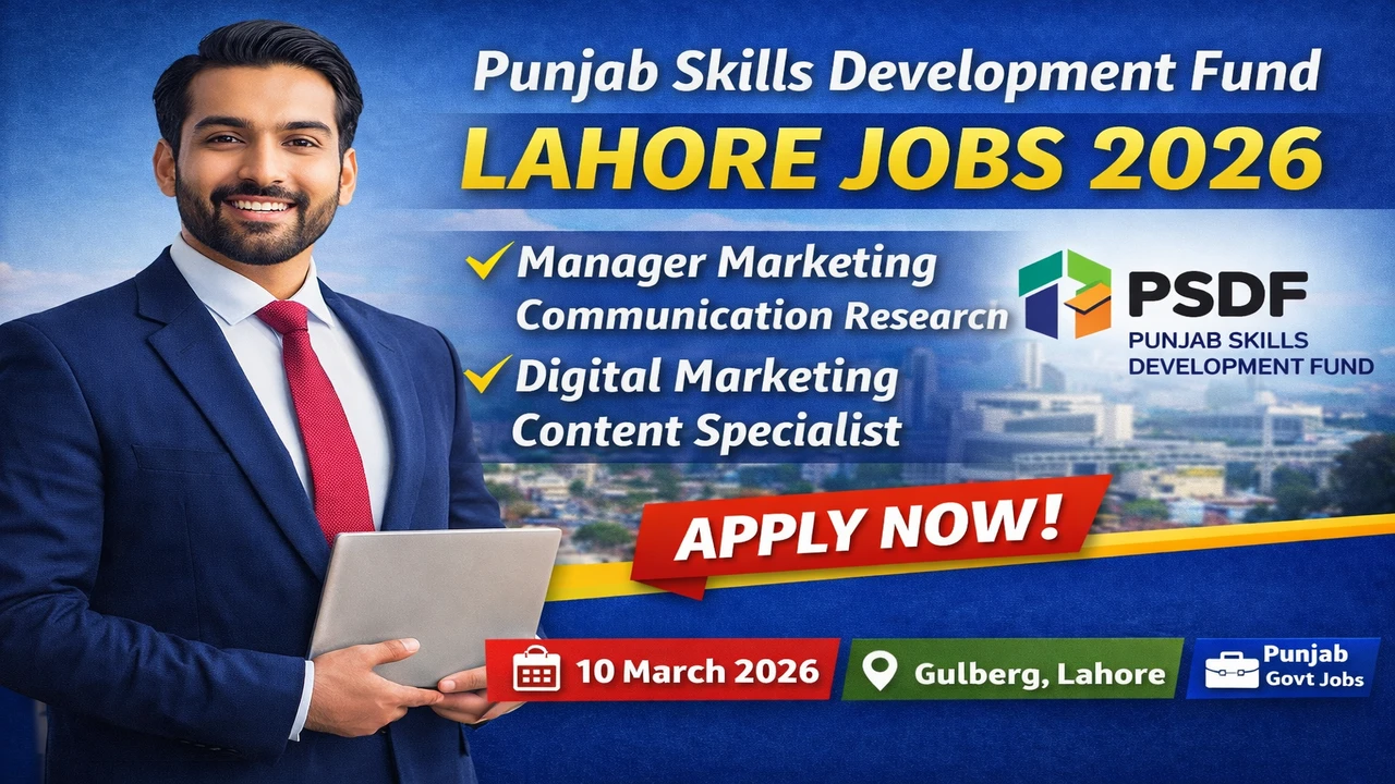 PSDF Lahore Jobs 2026 – Apply Before March 10