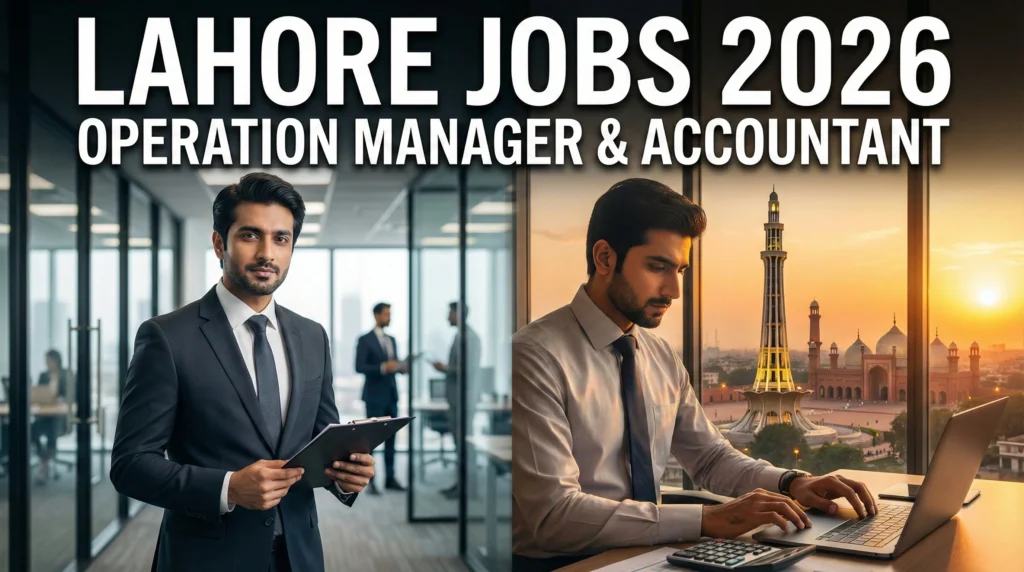 Operation Manager Jobs in Lahore 2026