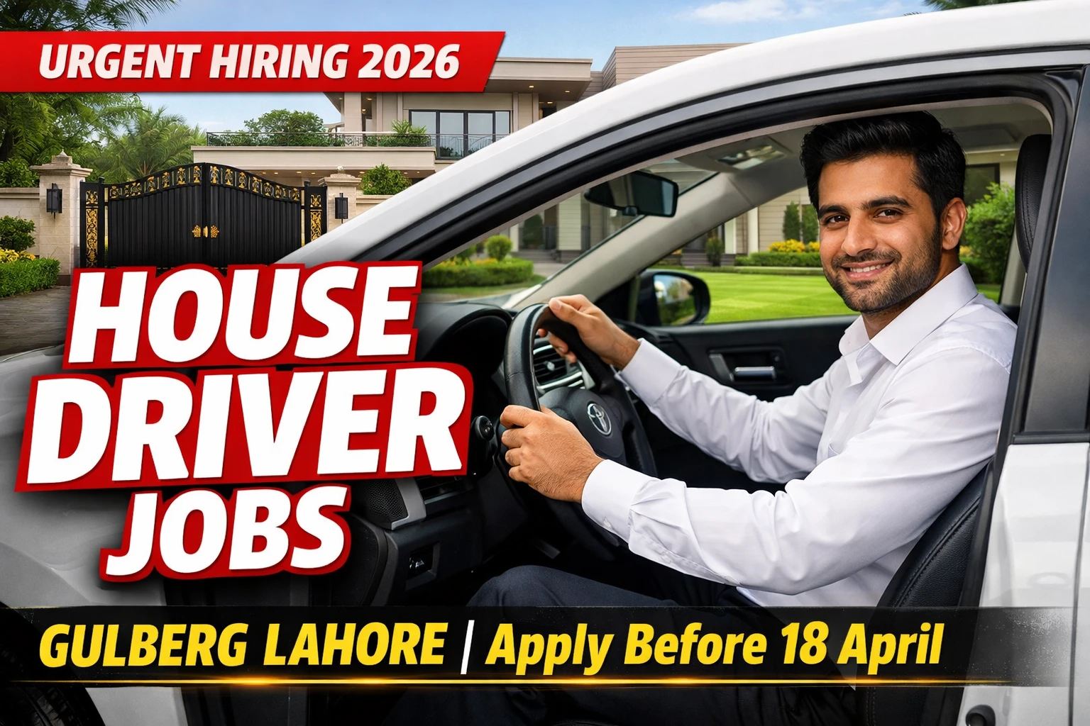 House Driver Jobs in Lahore 2026 – Apply Before&hellip;