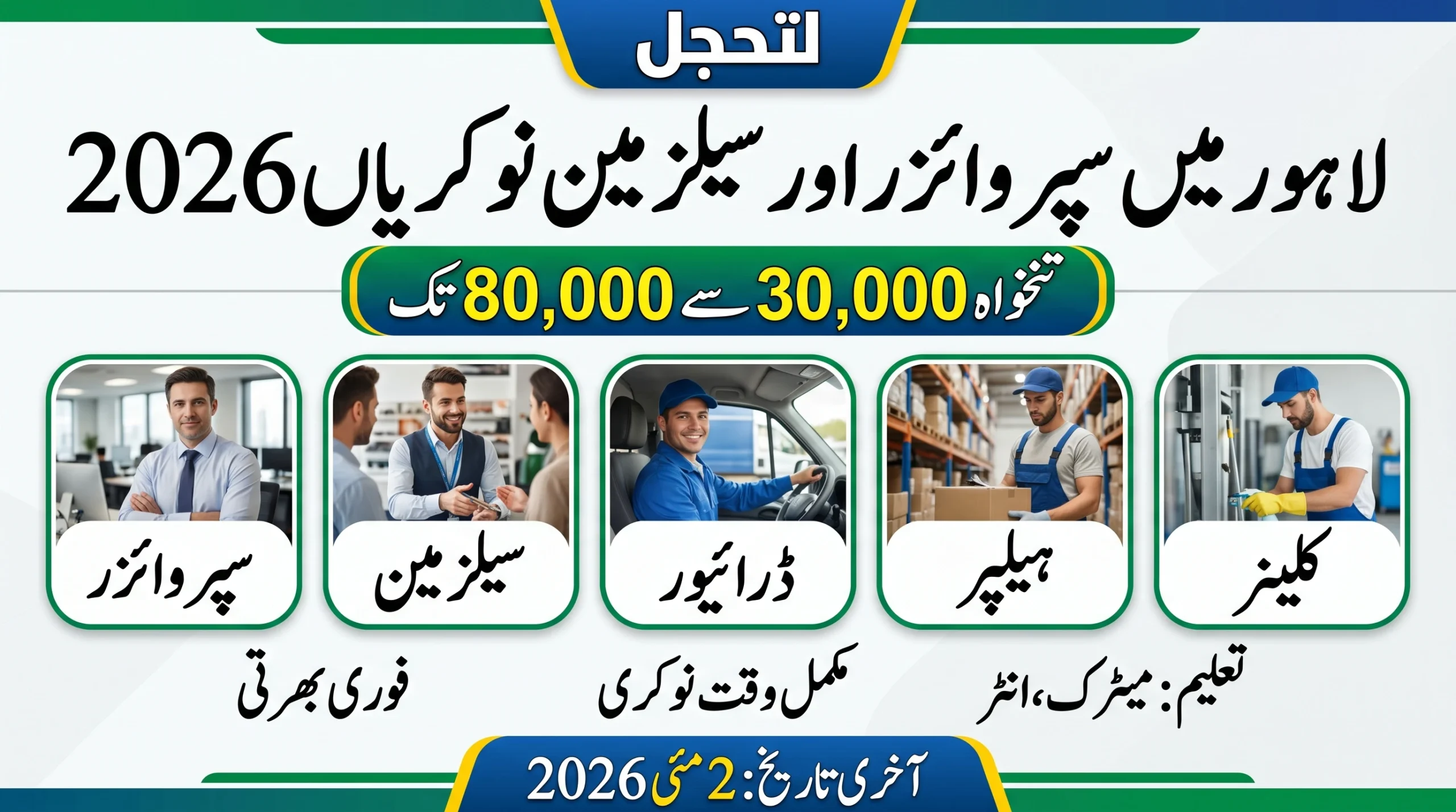 Latest Supervisor & Salesman Jobs in Lahore 2026 –&hellip;